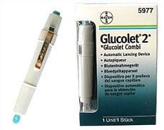 Glucolet Lancing Device