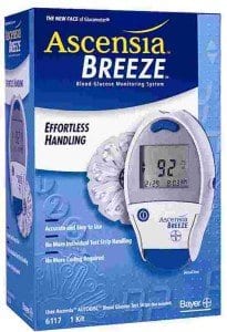 Ascensia Breeze Glucose Meter