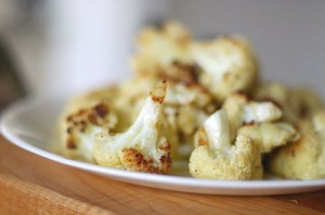 Roasted Cauliflower With Garlic